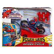 Ultimate Spider-Man Power Webs Stunt Launch Spider Cycle